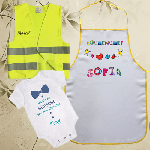 zur Kategorie Textiles für Kinder personalisiert