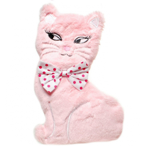 Wärme-Kissen Motiv Katze Kissen zum Erwärmen in Mikrowelle pink