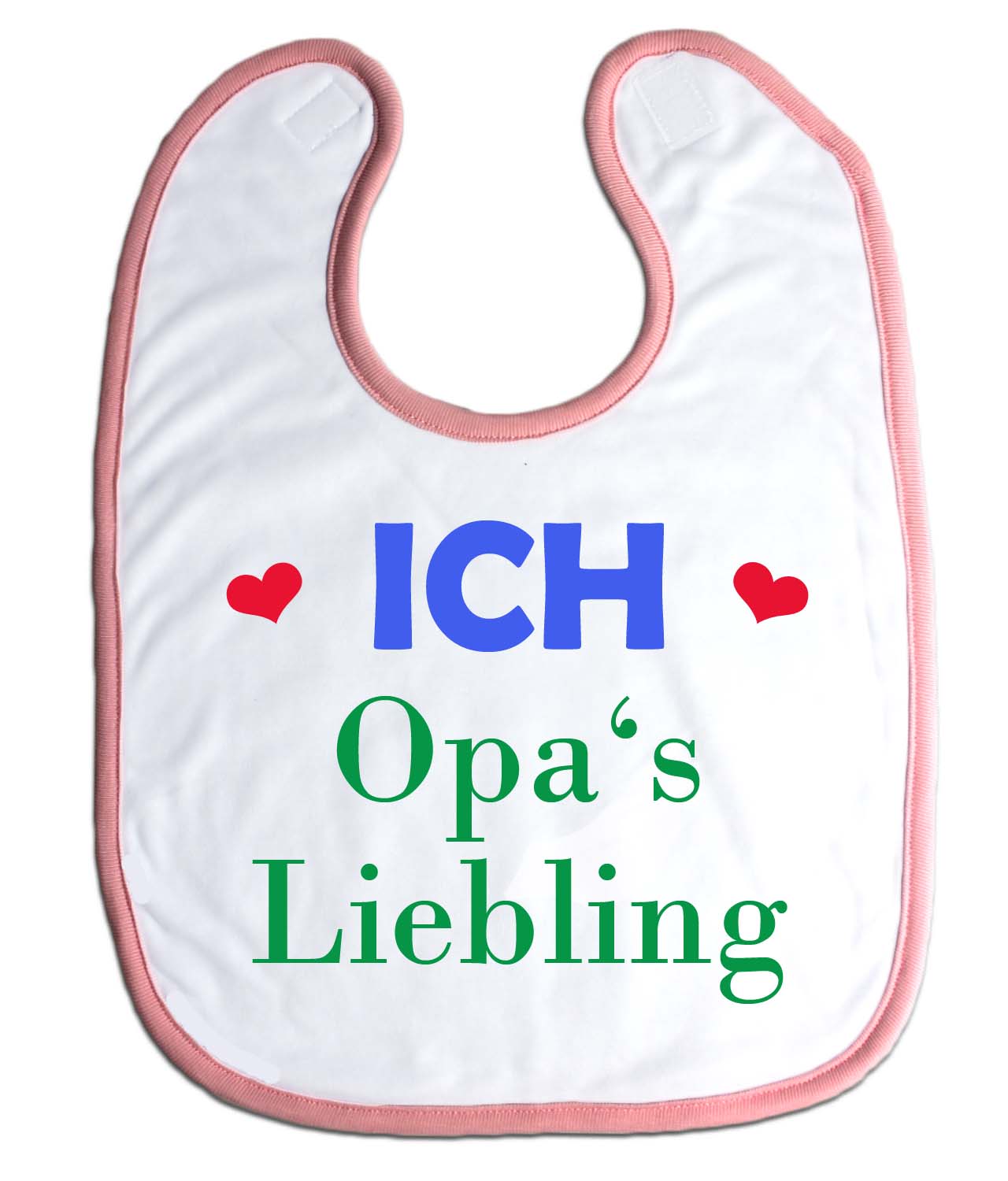 Lätzchen Opas Liebling für Babys rosa