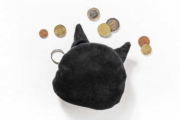 Münzen Tasche Hund 3D Effekt Modell 2 Geldbeutel 02