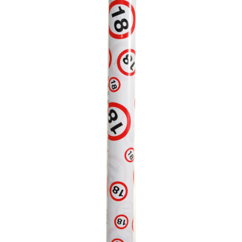Geschenkpapier 18 zum Geburtstag
