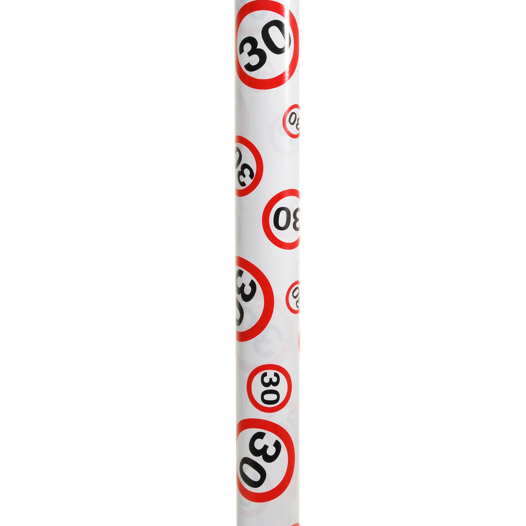 Geschenkpapier 30 zum Geburtstag