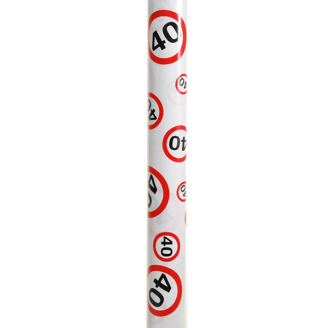 Geschenkpapier 40 zum Geburtstag