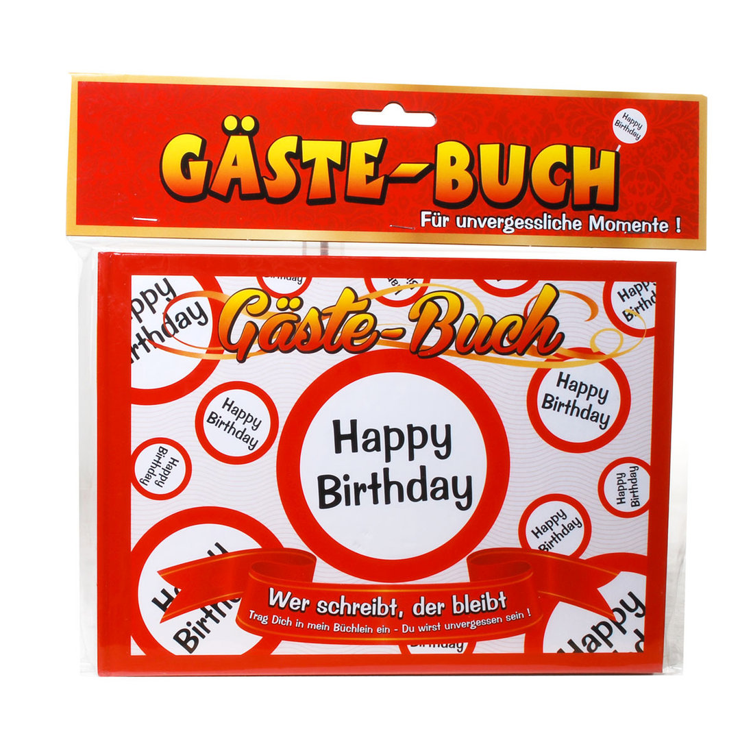 Gästebuch aus Pappe Geburtstag Buch für Gäste