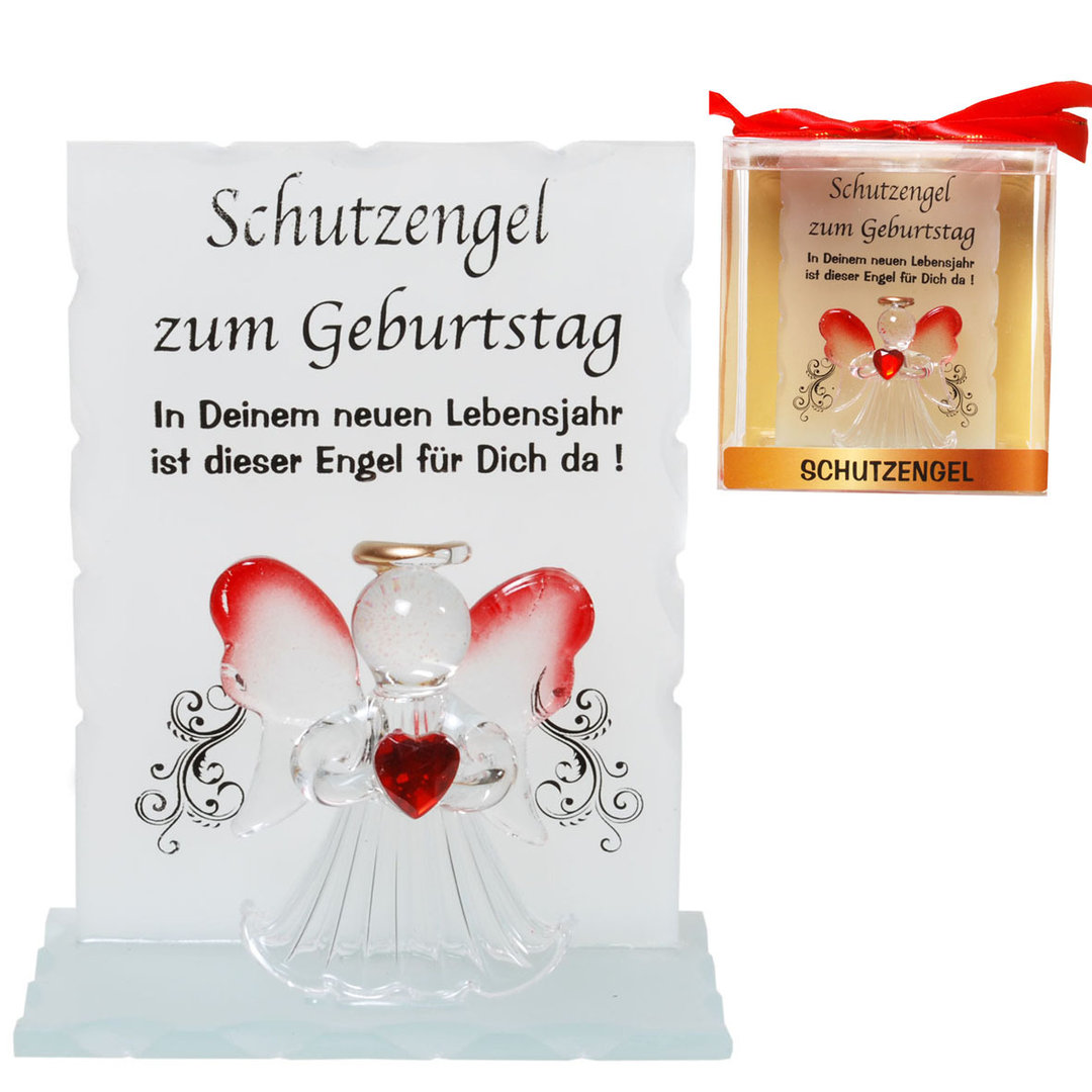 Kristall-Schutzengel Zum Geburtstag Geschenk von Herzen