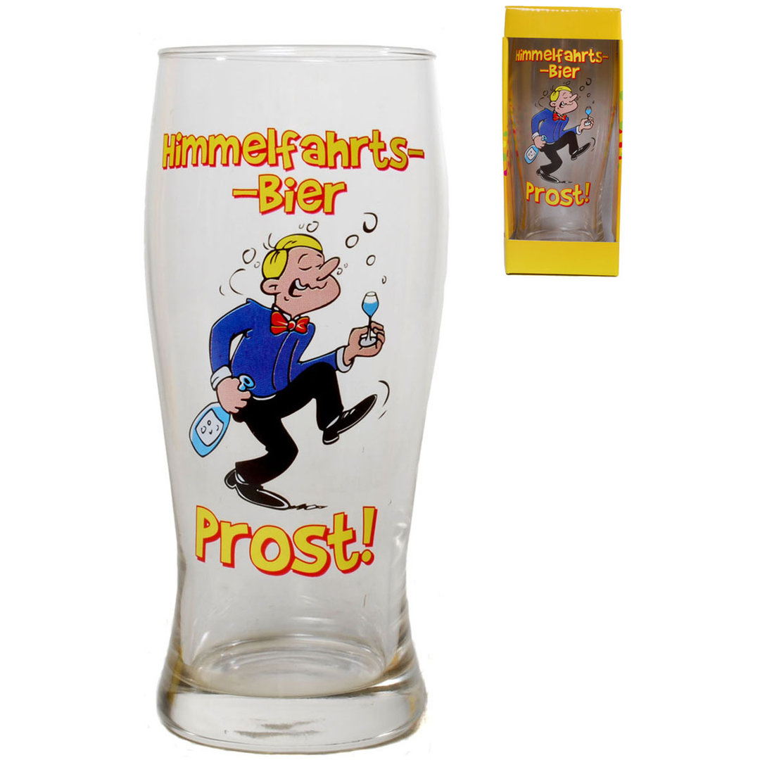 Bierglas Vatertag Himmerfahrts-Bier für 0,5 Liter