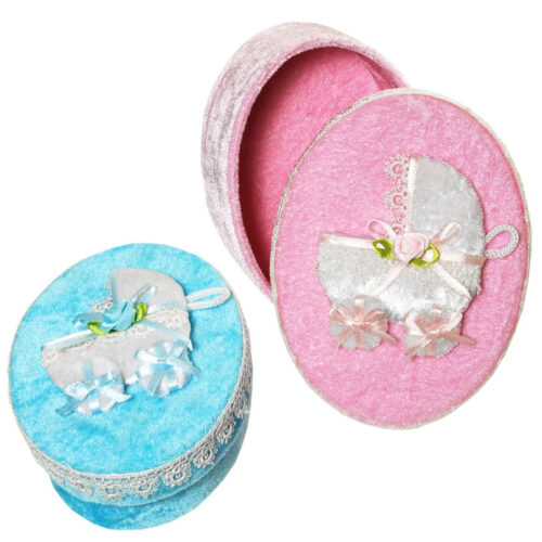 Geschenk-Schachtel Babywagen Junge Mädchen