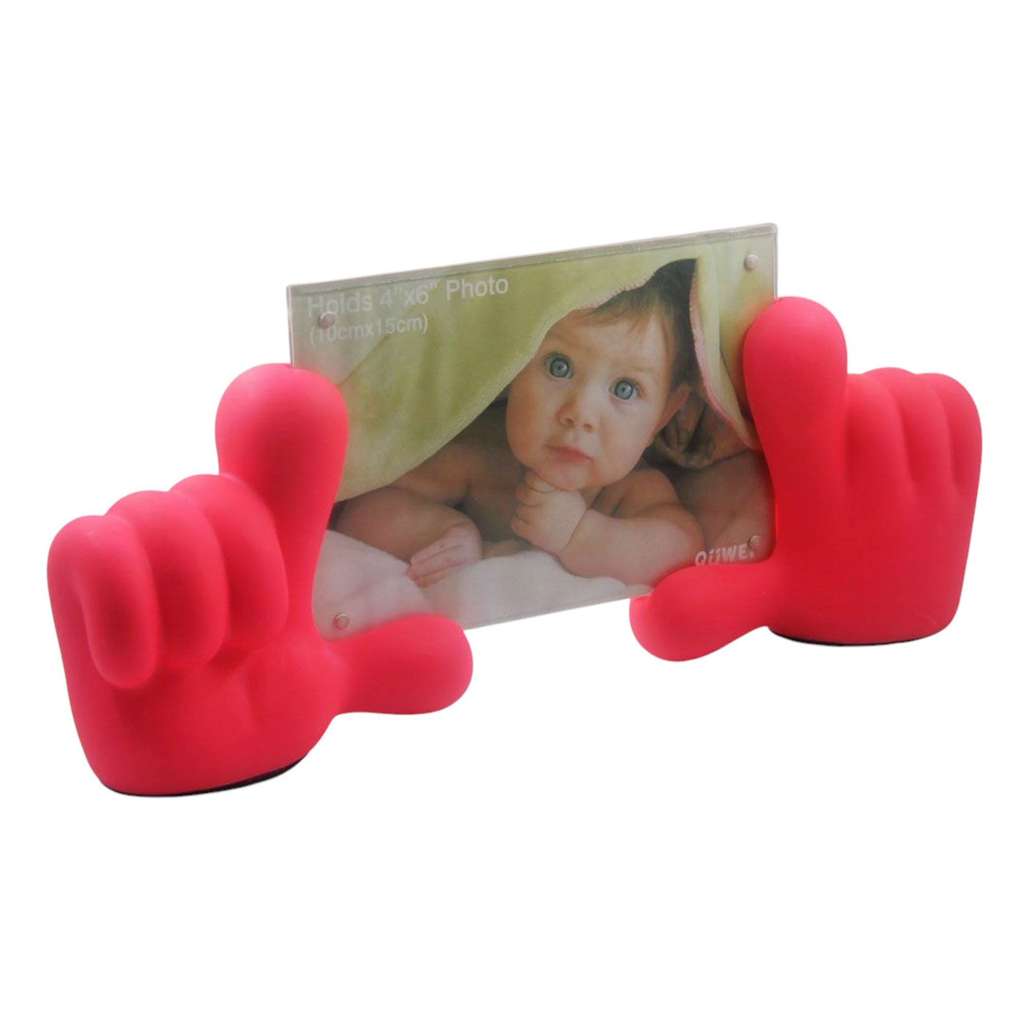Baby Bilderrahmen Babyhände rosa