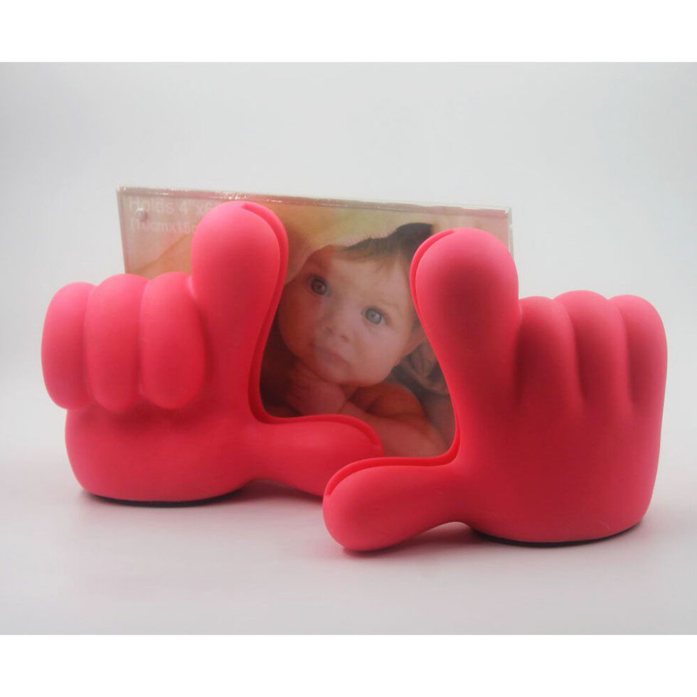 Baby Bilderrahmen Babyhände rosa – Bild 3