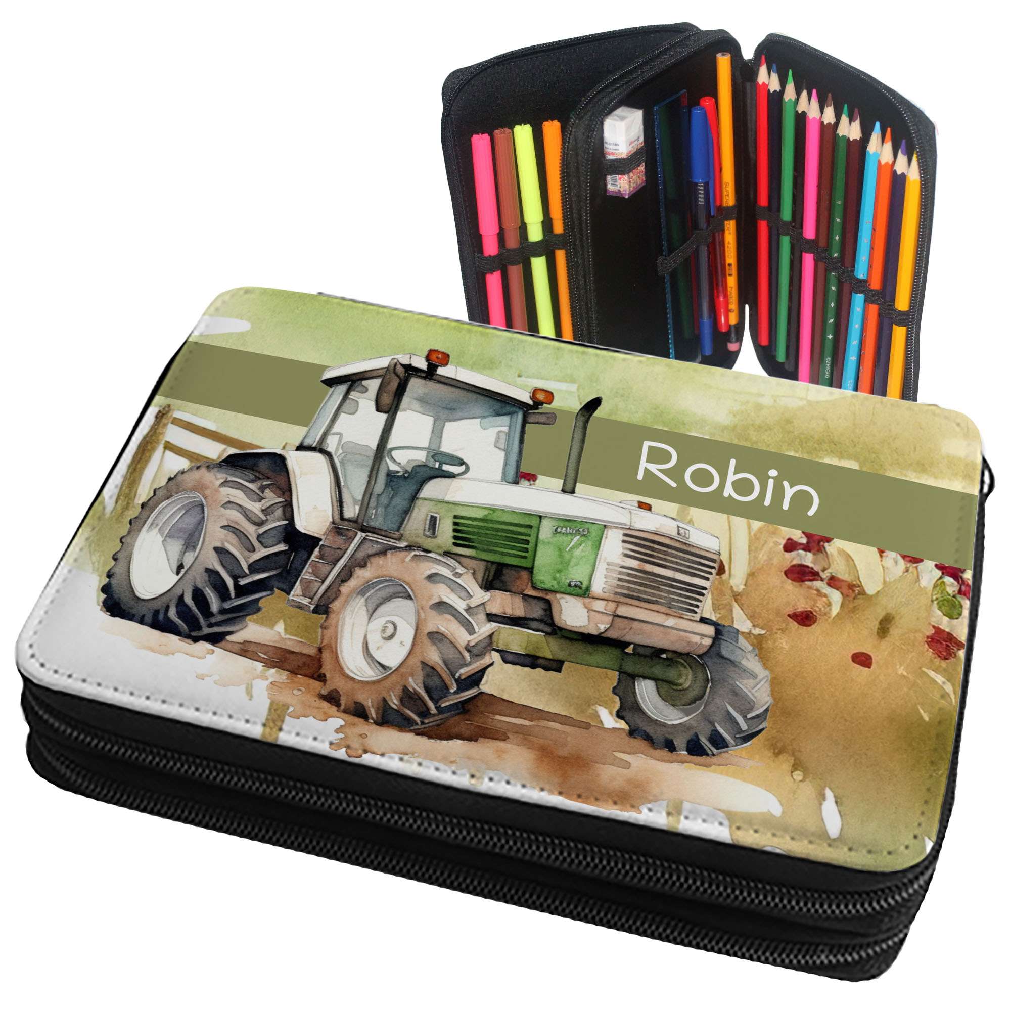 Federmappe mit Name | Design Traktor