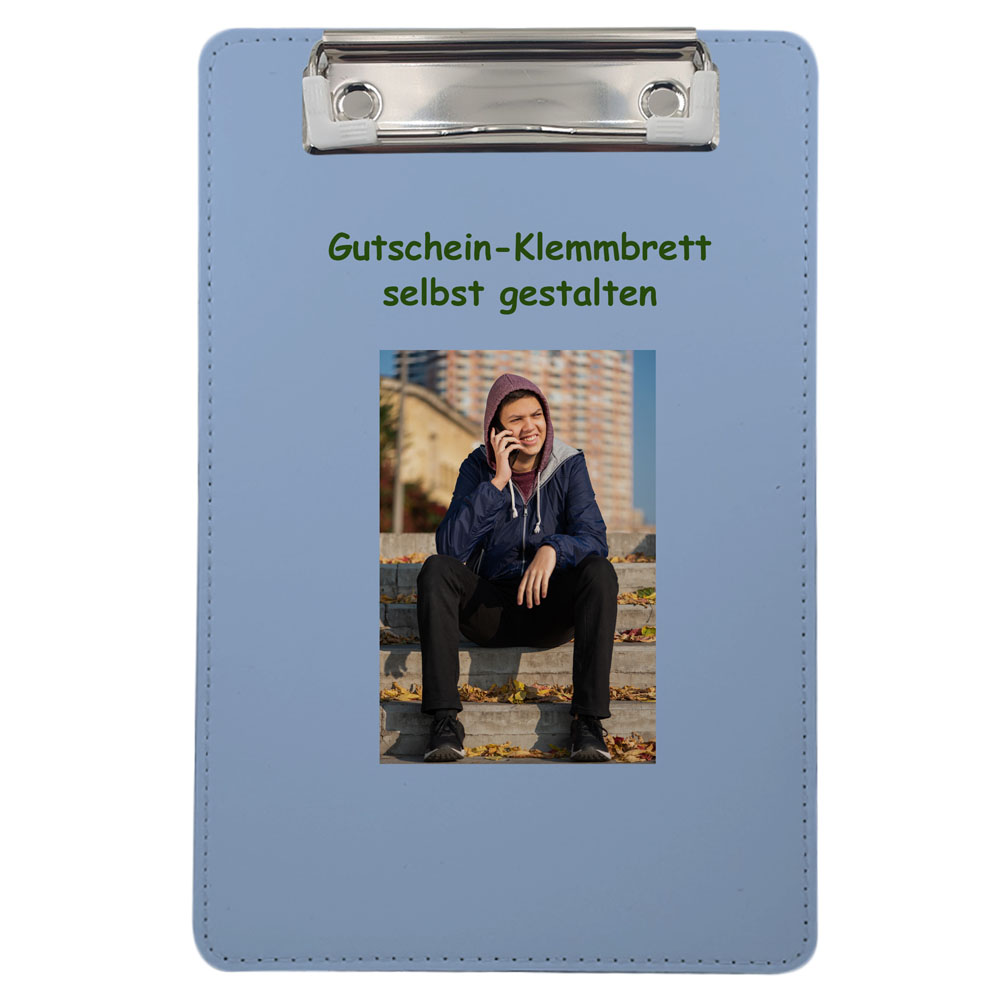 Geldgeschenk Gutschein Klemmbrett selbst gestalten