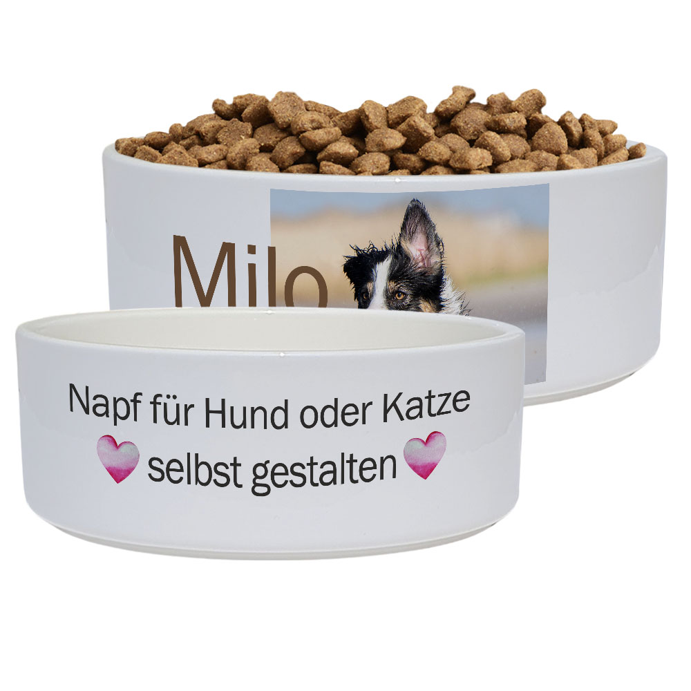 Napf für Hunde oder Katzen selbst gestalten