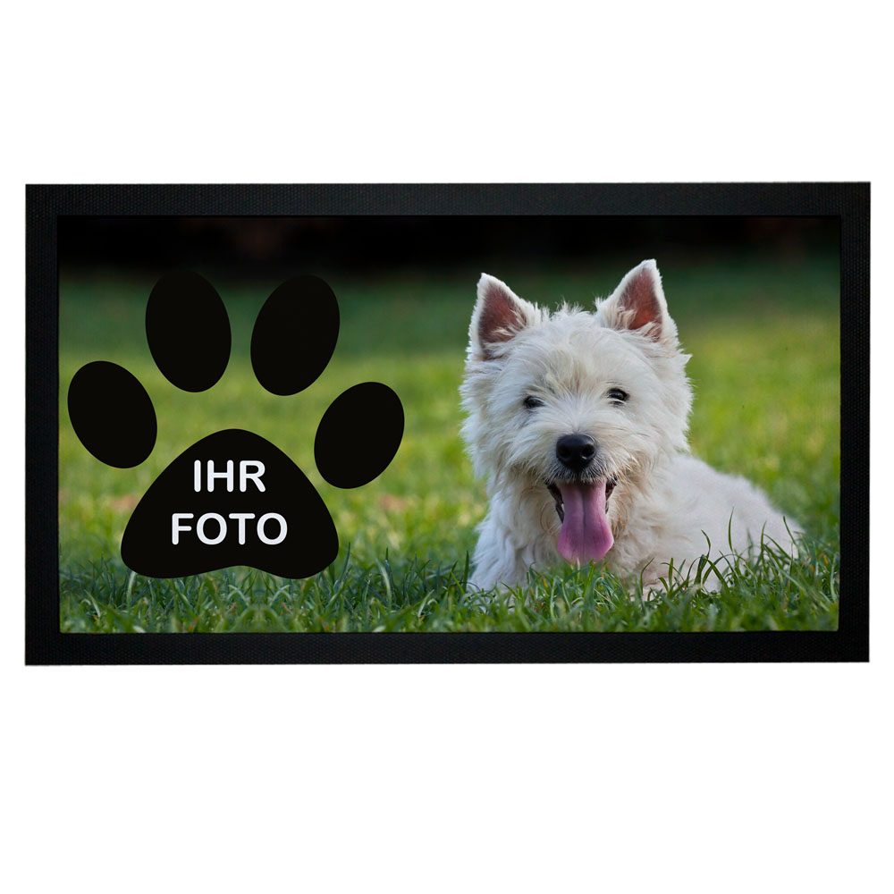 Napfunterlage selbst gestalten 45x25 cm Hund Katze