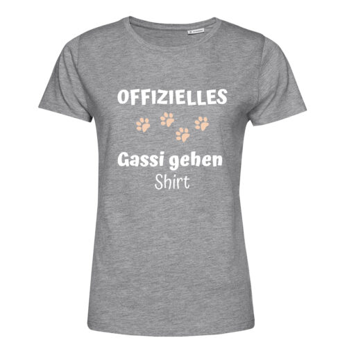 Damen T-Shirt Offizielles Gassi gehen Shirt