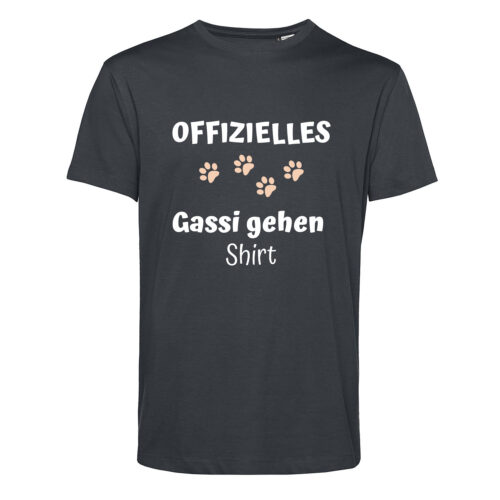 Herren T-Shirt Offizielles Gassi gehen Shirt