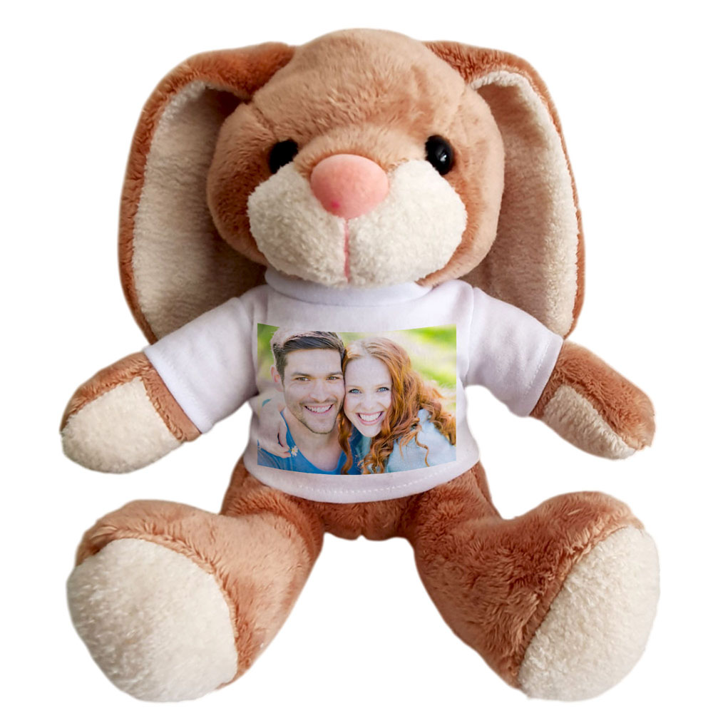 Hase Kuscheltier mit Foto gestalten