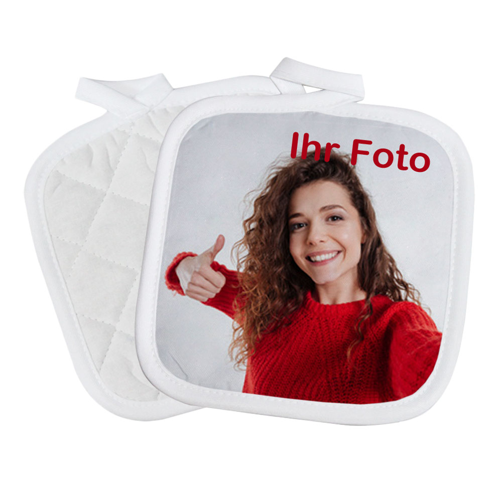 Topflappen 2er-Set mit Foto selbst gestalten