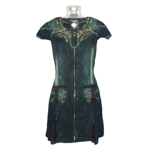 Damen Jeans Kleid Minikleid Signet 3188 dark denim