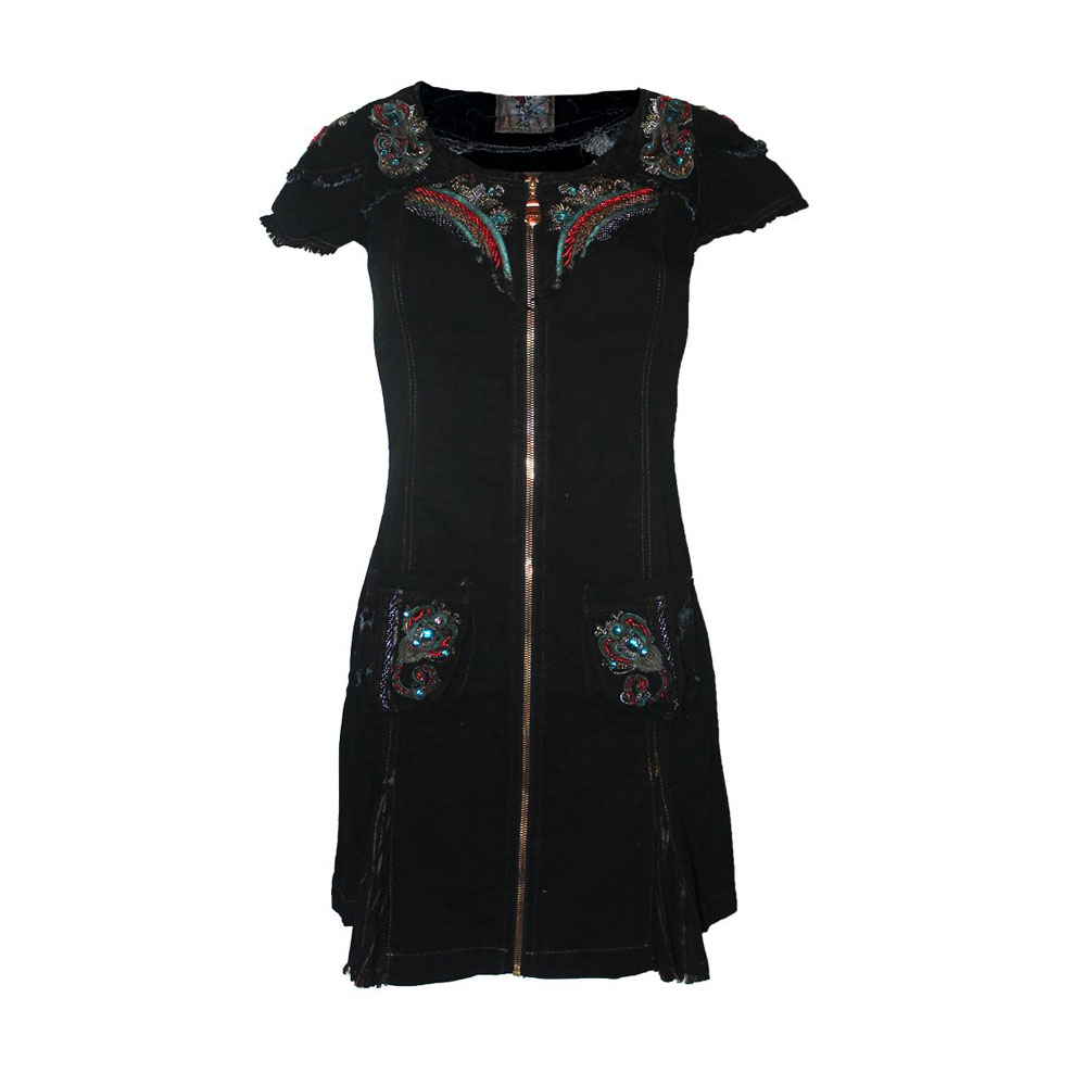 Damen Kleid Gr. S Minikleid Signet 3189 schwarz