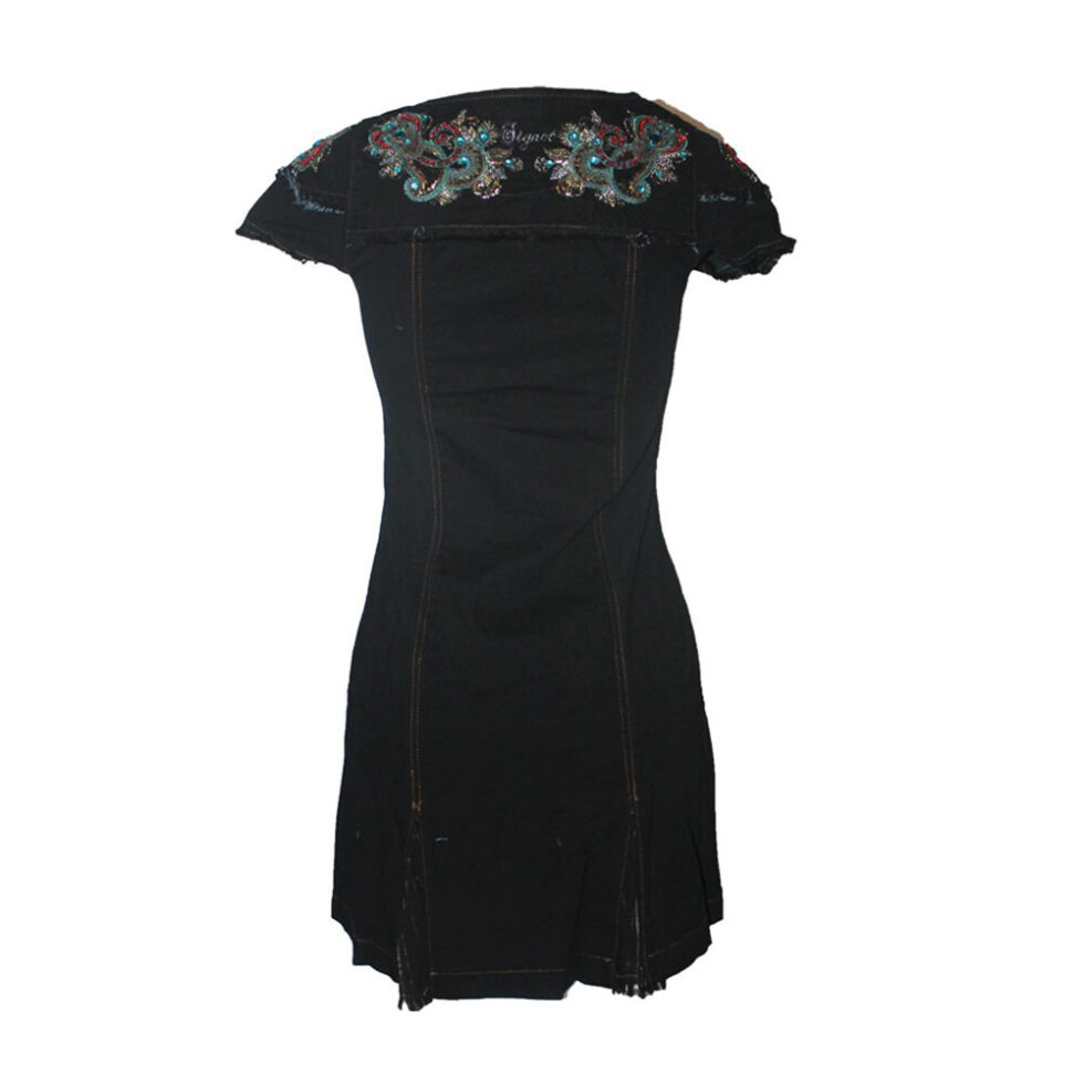 Damen Kleid Gr. S Minikleid Signet 3189 schwarz – Bild 3