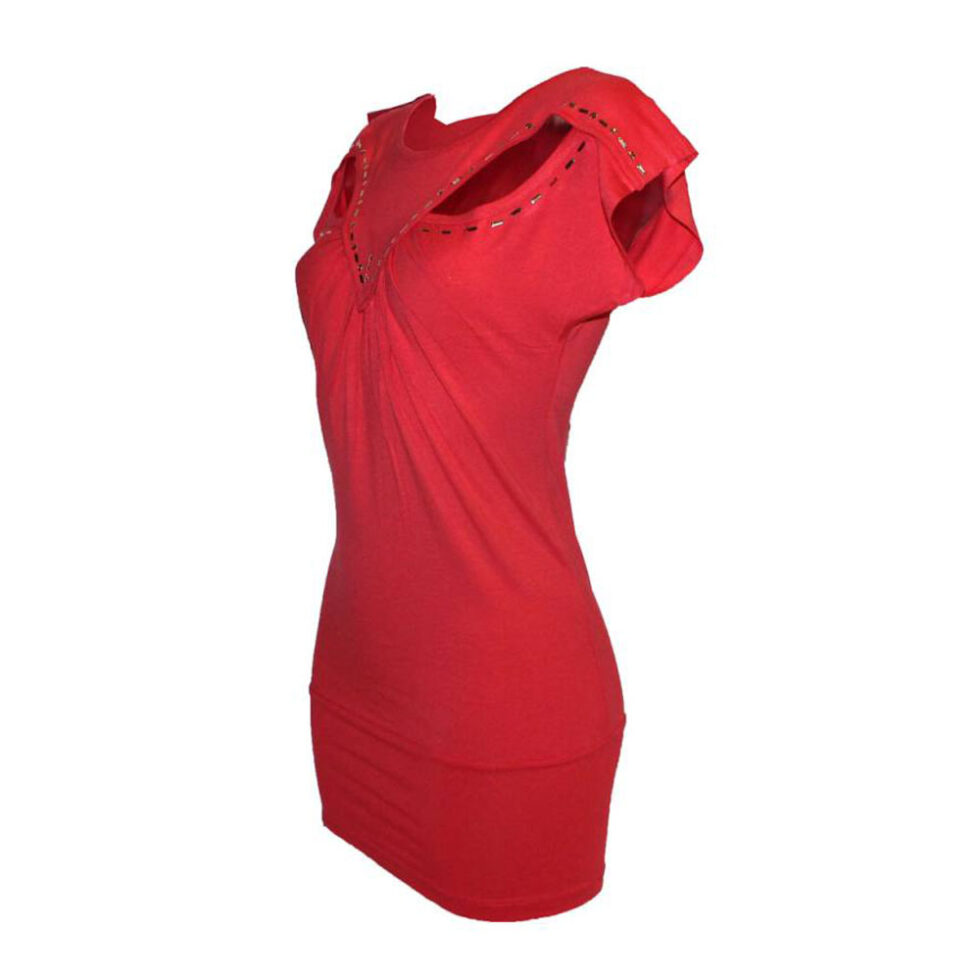 Damen Long Shirt orange ausgefallen bis Gr. 40 – Bild 2