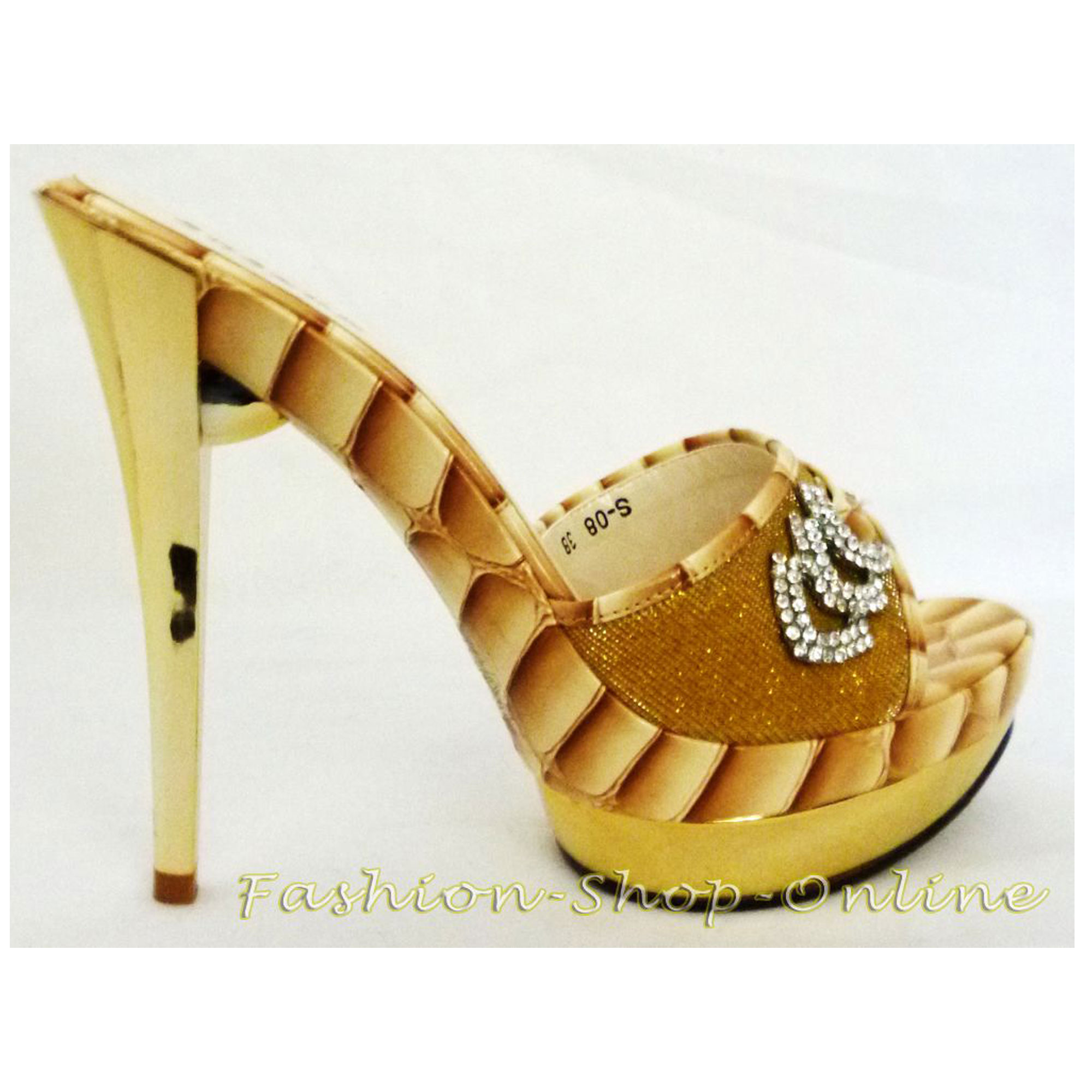 Pumps Schuhe gold