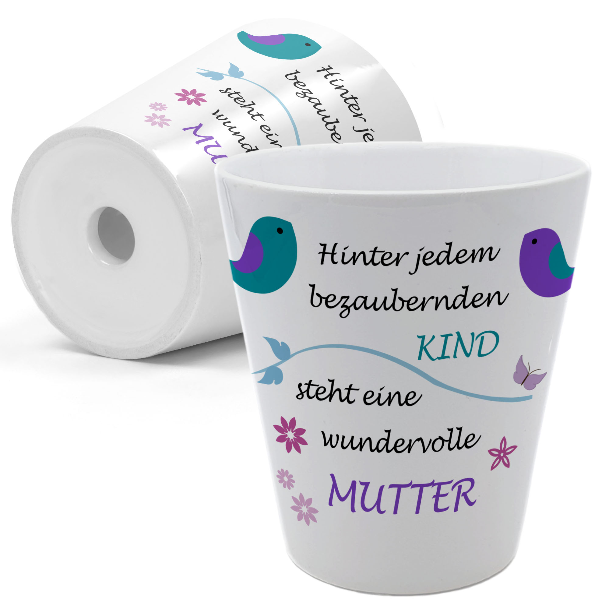 Blumentopf Mutter zum Muttertag