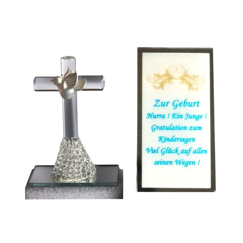 Kreuz zur Geburt Junge Geschenk zur Geburt