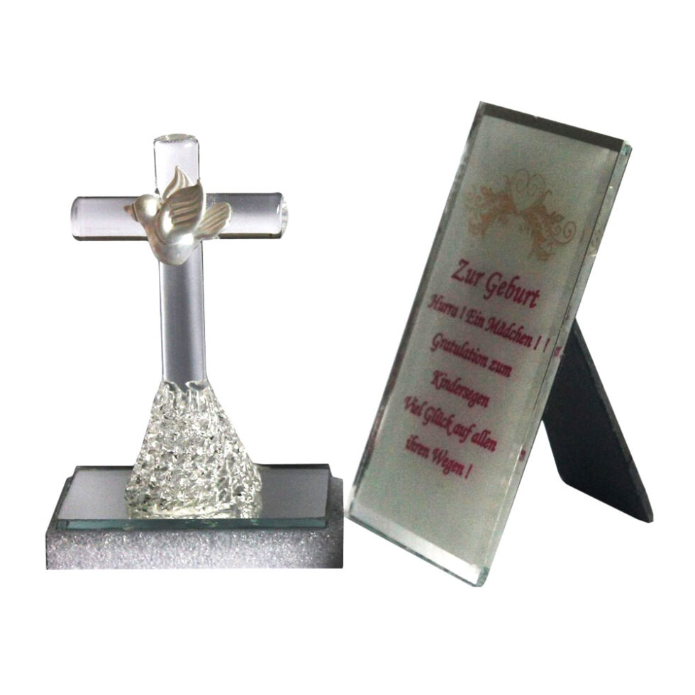 Kreuz zur Geburt Mädchen Geschenk zur Geburt – Bild 2