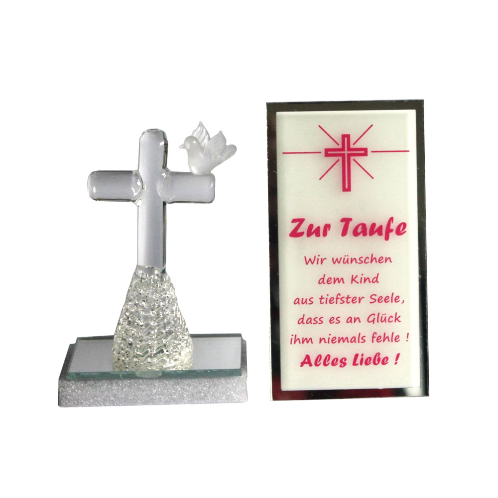 Kreuz zur Taufe für Mädchen Geschenk zur Taufe