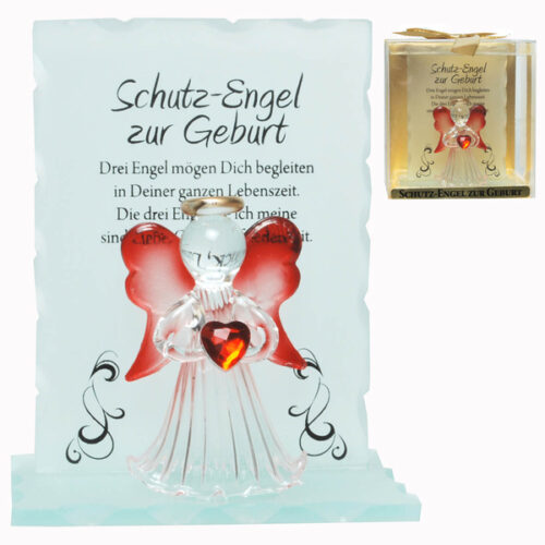 Kristall-Engel Zur Geburt Geschenk zur Geburt und Taufe