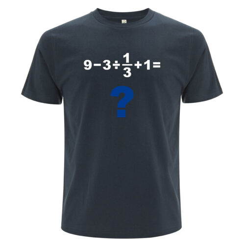 Rechenaufgabe | Denim Organic T-Shirt