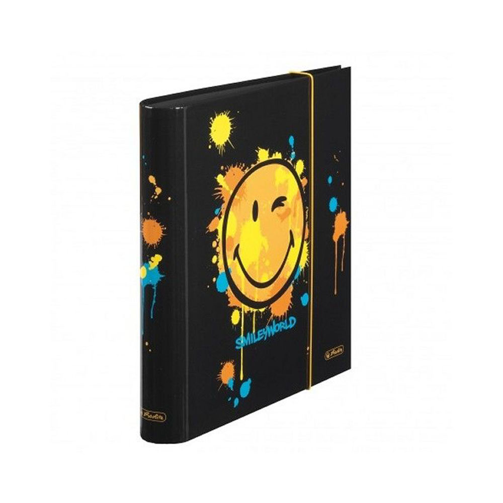 Ordner 5 cm SMILEY EDITION black HERLITZ