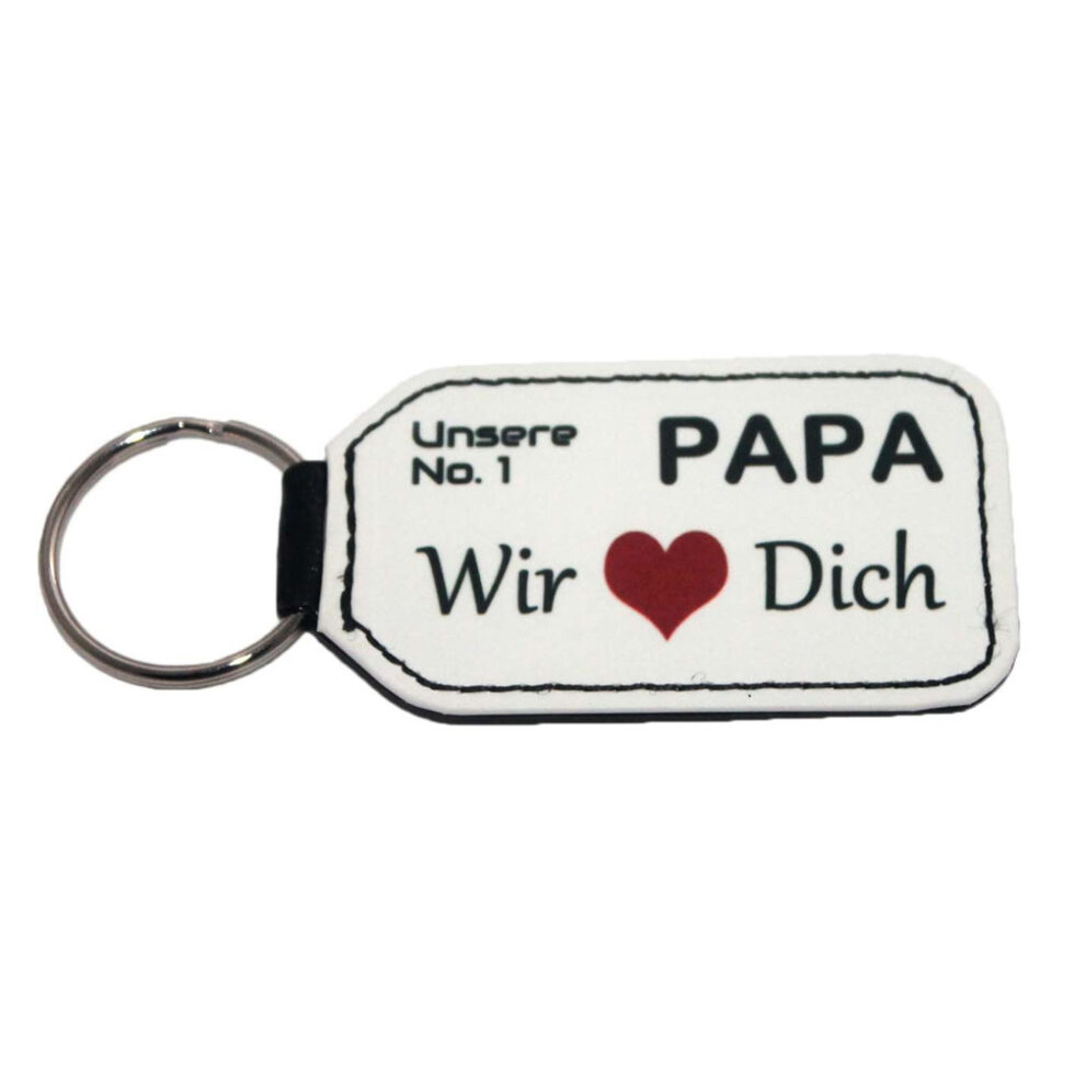 Schlüsselanhänger Papa als Geschenk