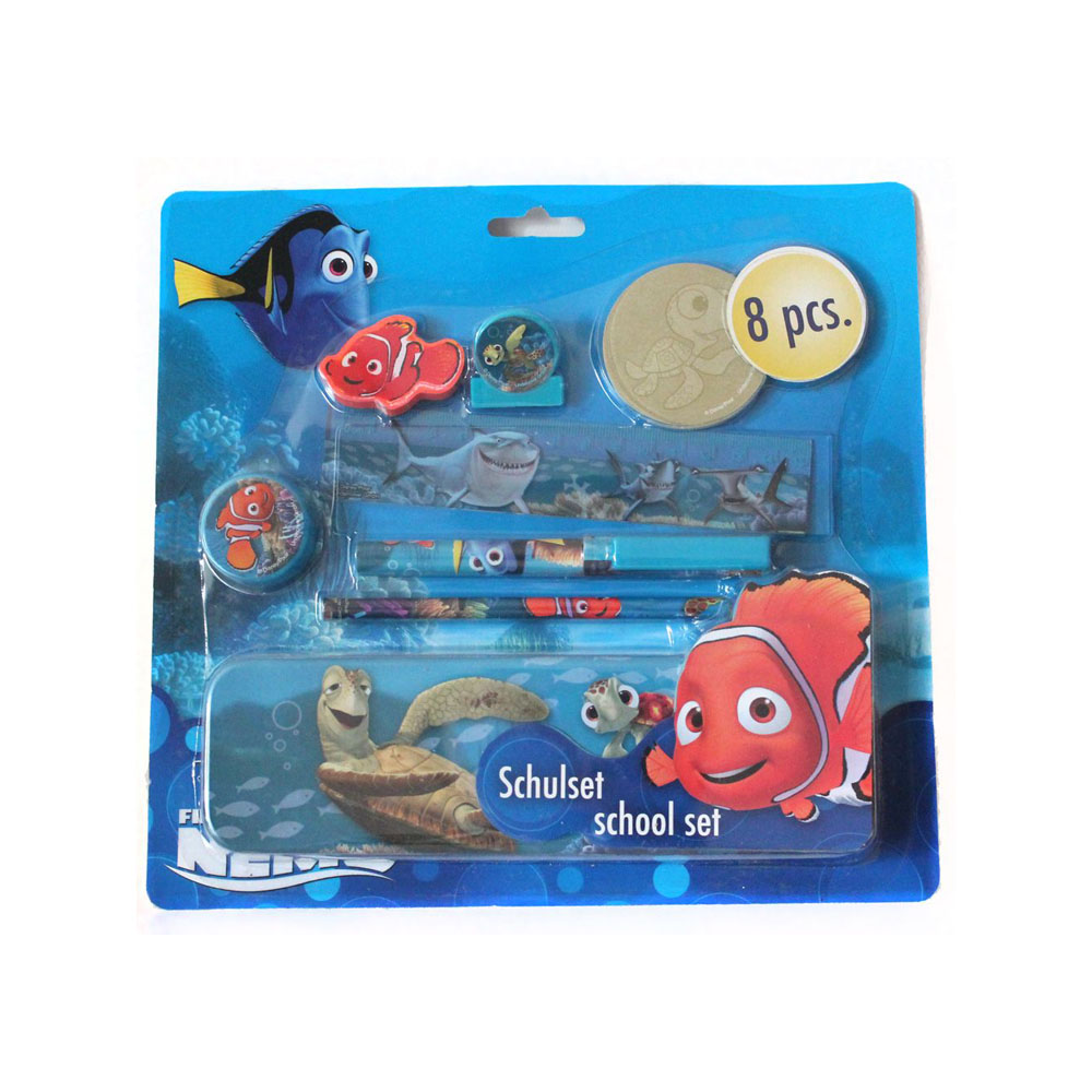 Schulset NEMO 8 teilig, auf Blisterkarte