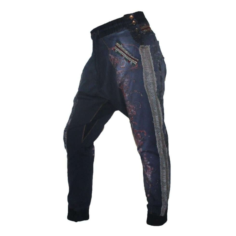 Signet Damen Haremshose Gr. L 3211 indigo Pumphose – Bild 2