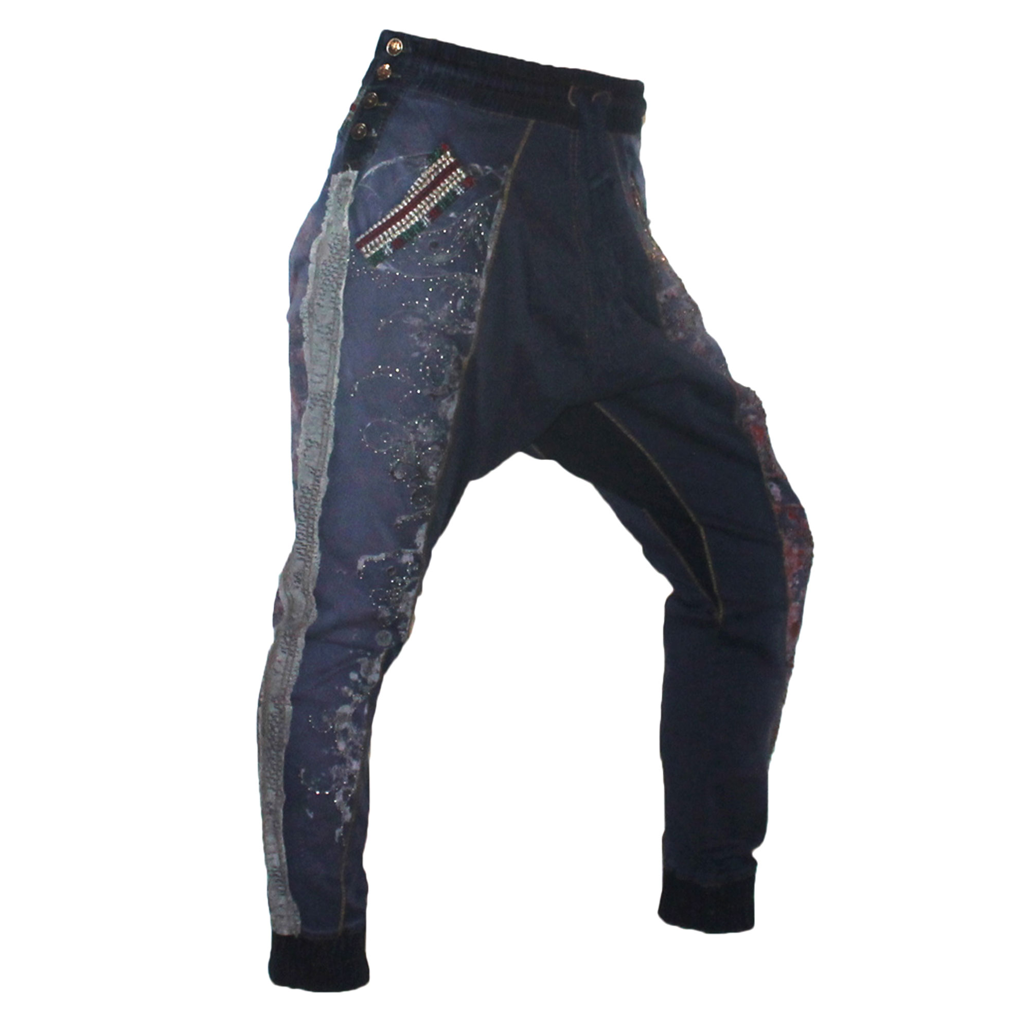 Signet Damen Haremshose Gr. L 3211 indigo Pumphose