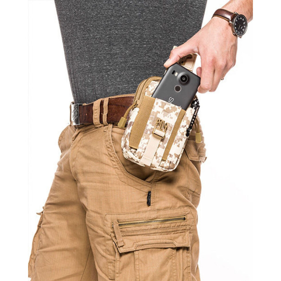 Survival Gürteltasche Herren für Wanderung Tour – Bild 2