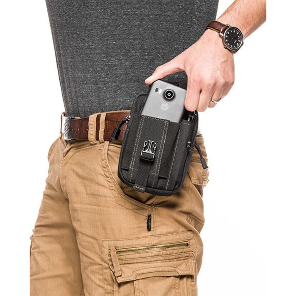 Survival Gürteltasche Herren für Wanderung Tour – Bild 3