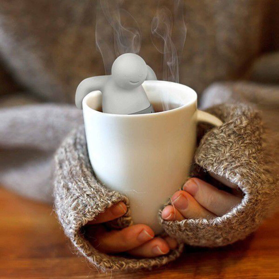 Teesieb Mr. Tee Teefilter lustiges Geschenk für Teeliebhaber – Bild 2