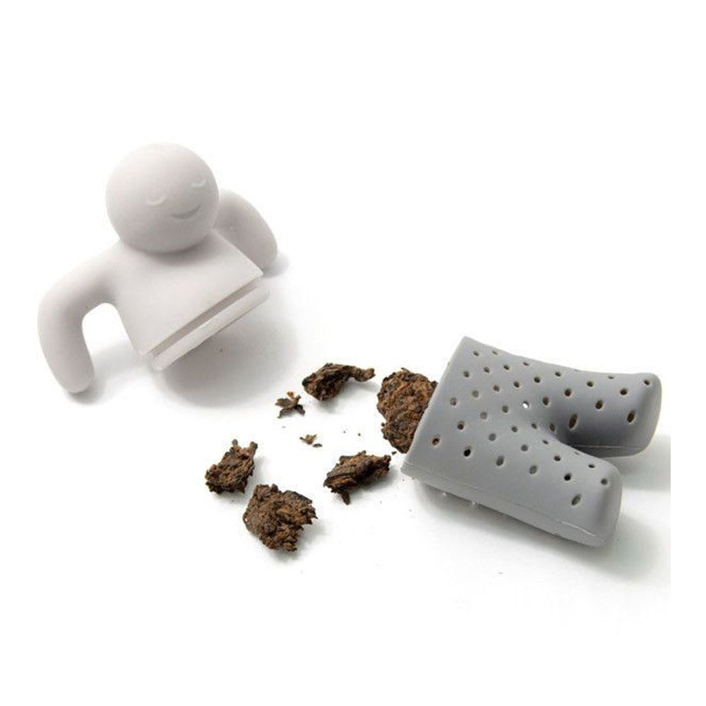 Teesieb Mr. Tee Teefilter lustiges Geschenk für Teeliebhaber