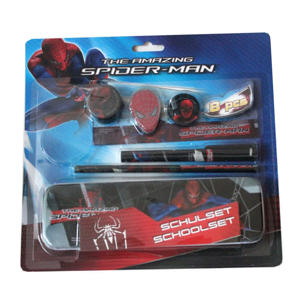 Undercover Schulset Spiderman 8 Teile – Bild 2