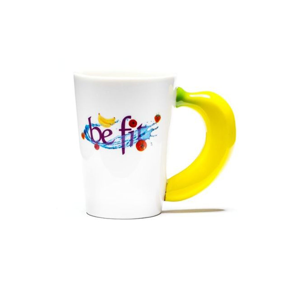 Veggie Tasse Kaffeetasse mit Banane Obstbecher