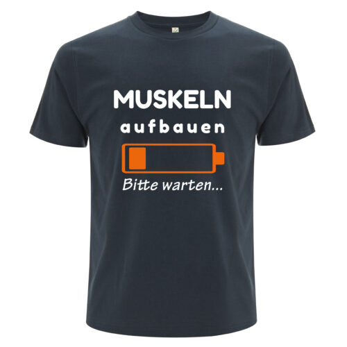 Muskeln aufbauen | Denim Organic T-Shirt