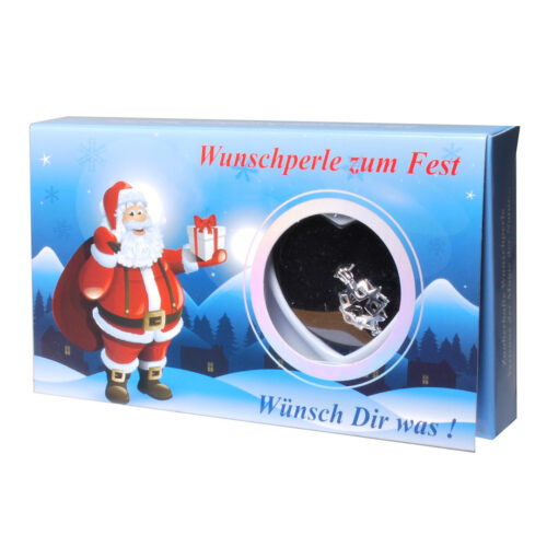 Wunschperle zum Fest mit Kette Perle und Muschel