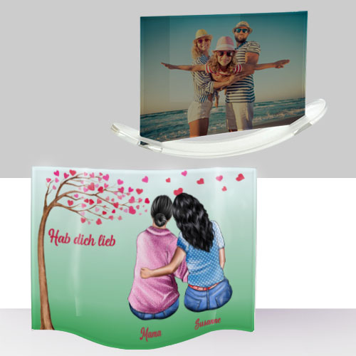 Acrylbilder mit Foto oder Name personalisieren