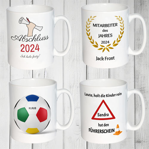 Namenstassen - Tasse mit Wunschmotiv und Name