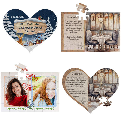 Puzzle mit Foto oder Name personalisieren