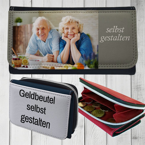 Geldbeutel für Erwachsene mti Foto oder Name