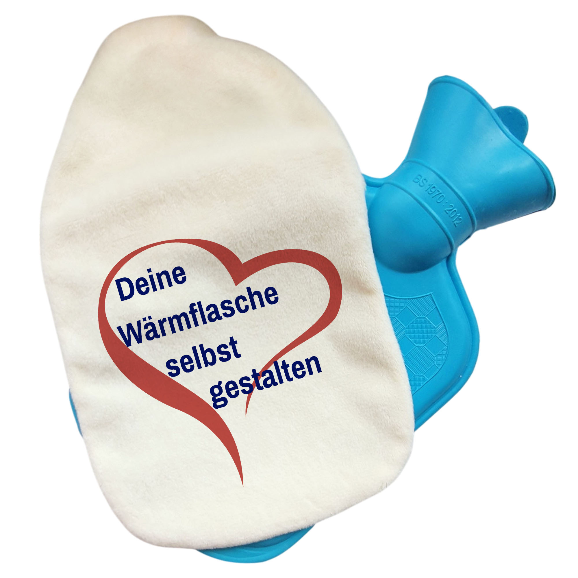 Wärmflasche mit Foto Name selbst gestalten
